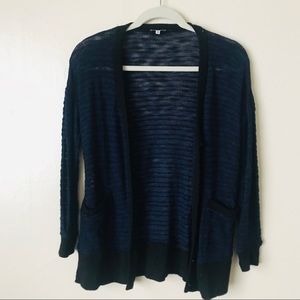 Striped button up knit cardigan by Splendid